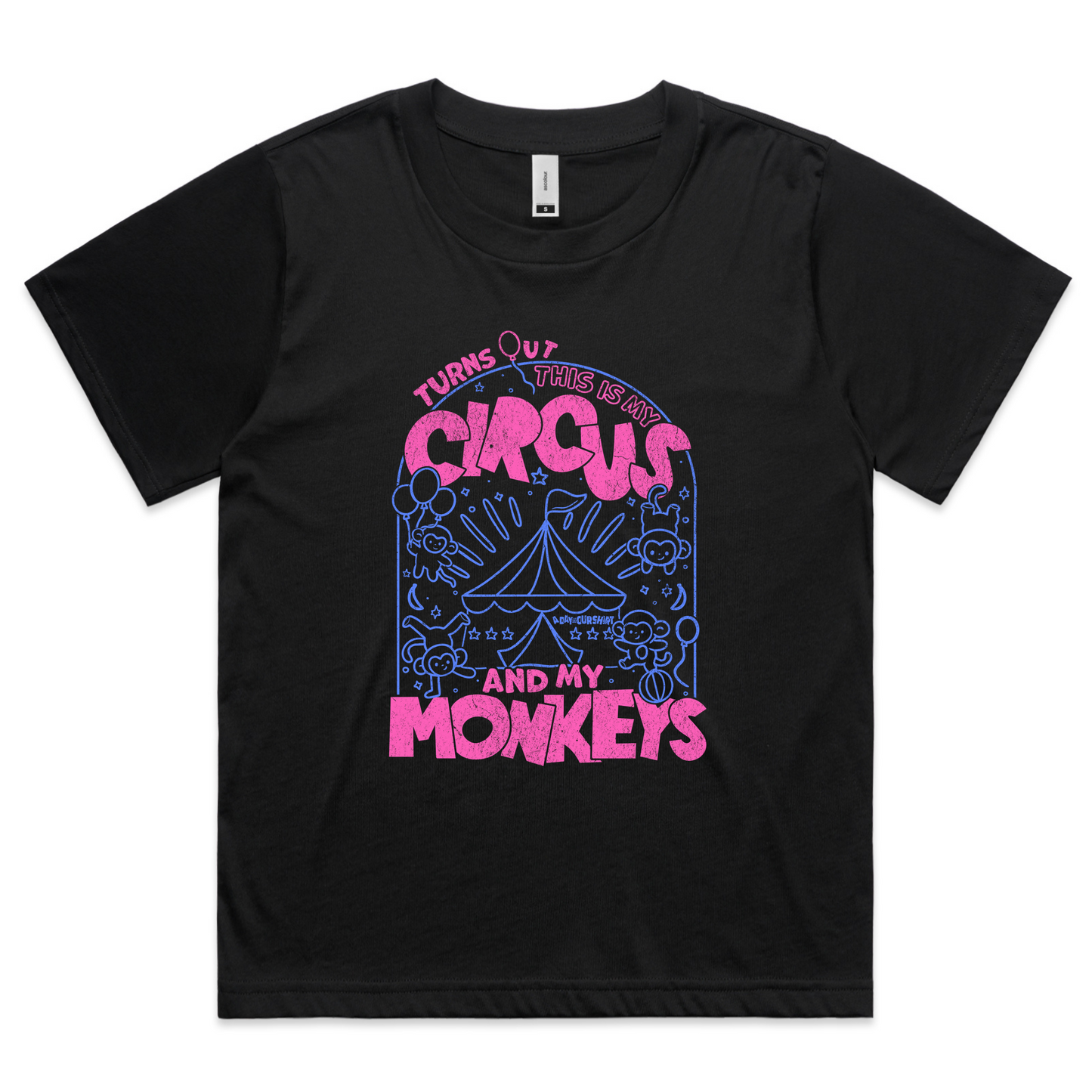 'This is my Circus' Back Print Tshirt