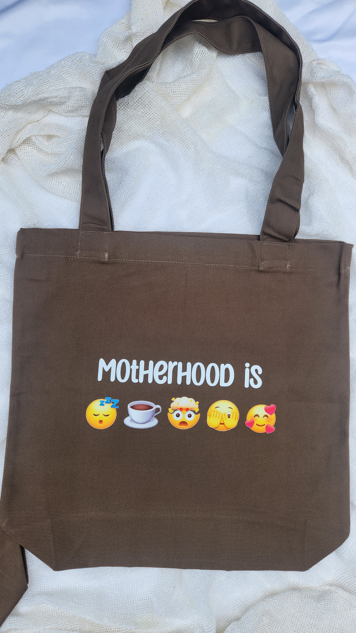 'Motherhood Is' Tote Bag