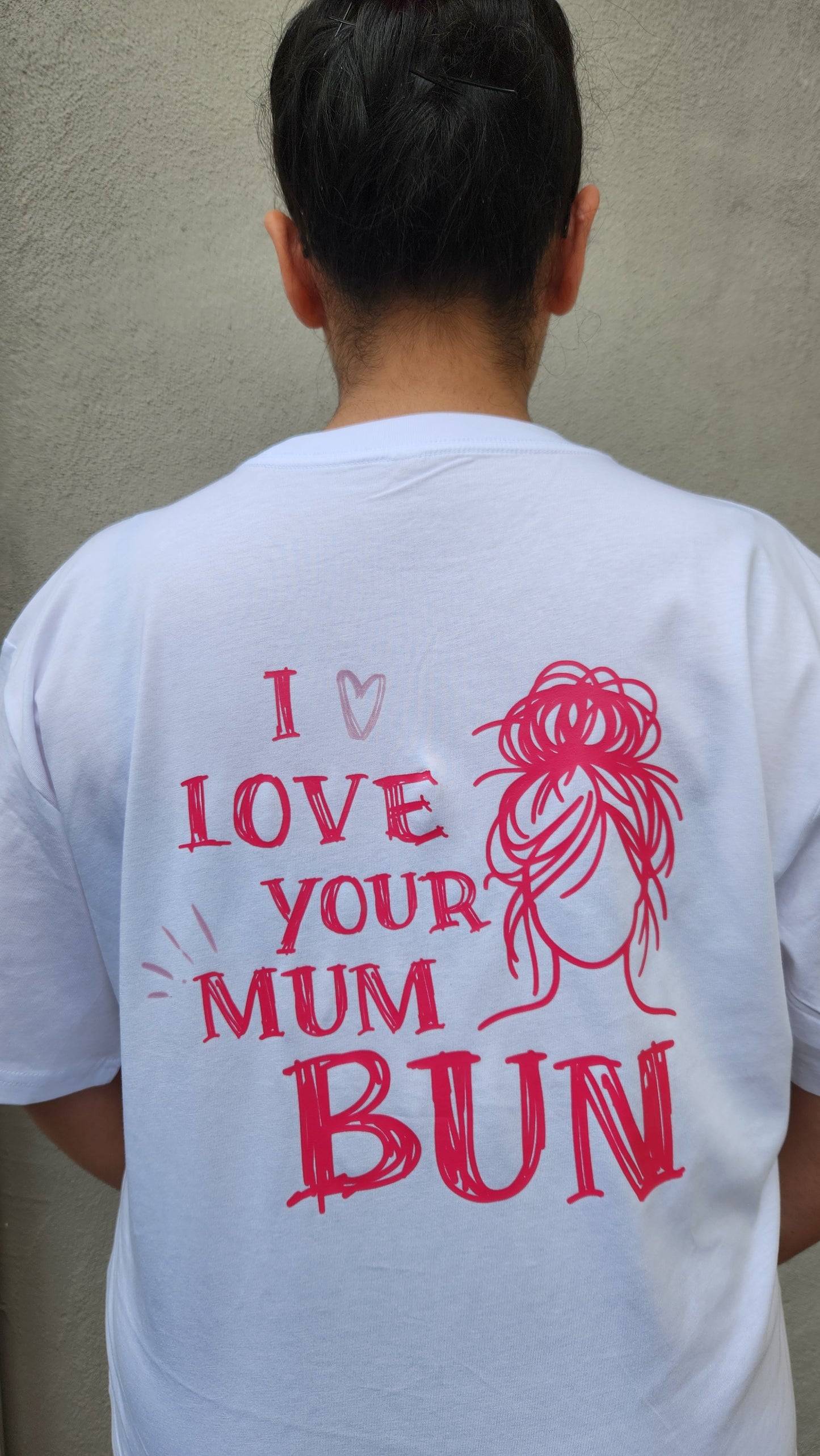 'Mum Bun' Oversized T-Shirt