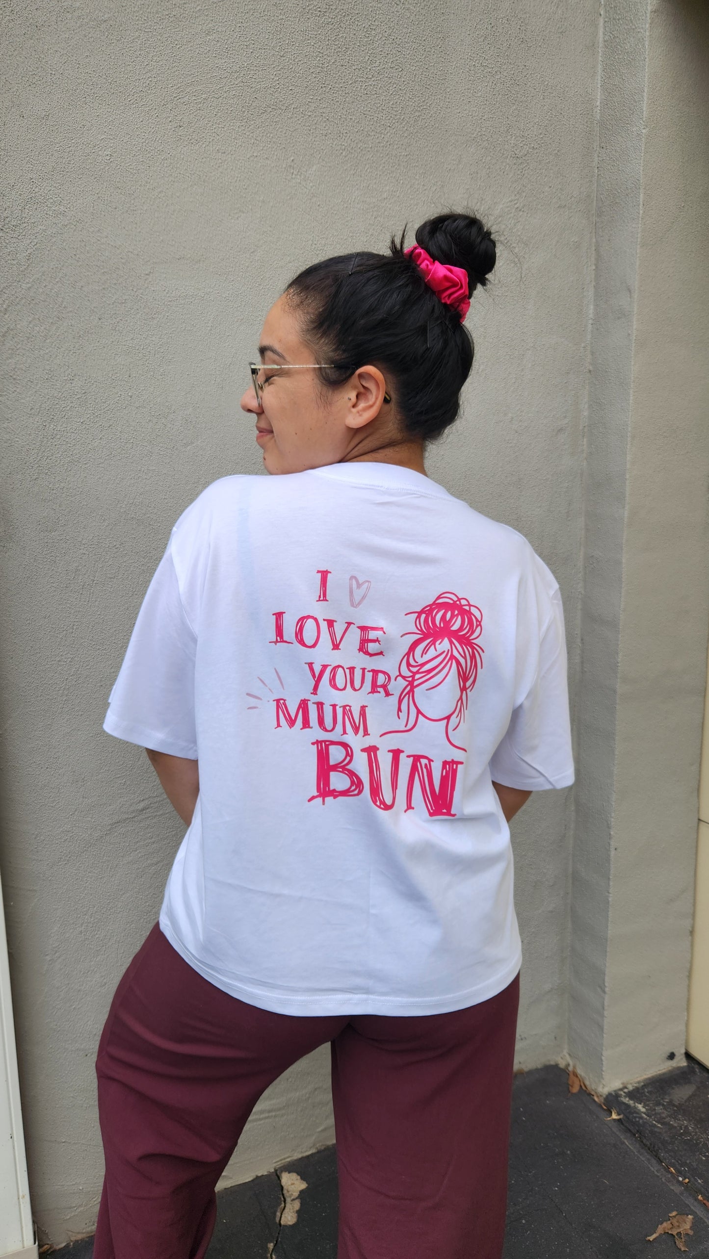 'Mum Bun' Oversized T-Shirt
