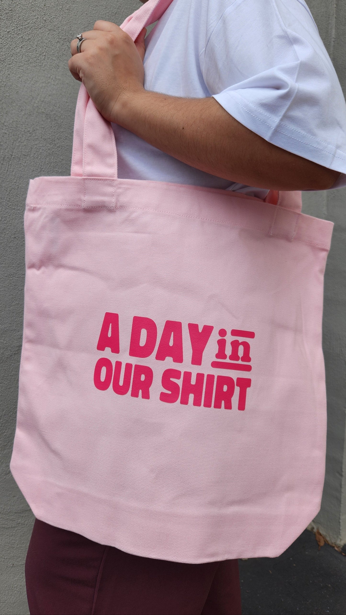 'A Day In Our Shirt' Tote Bag