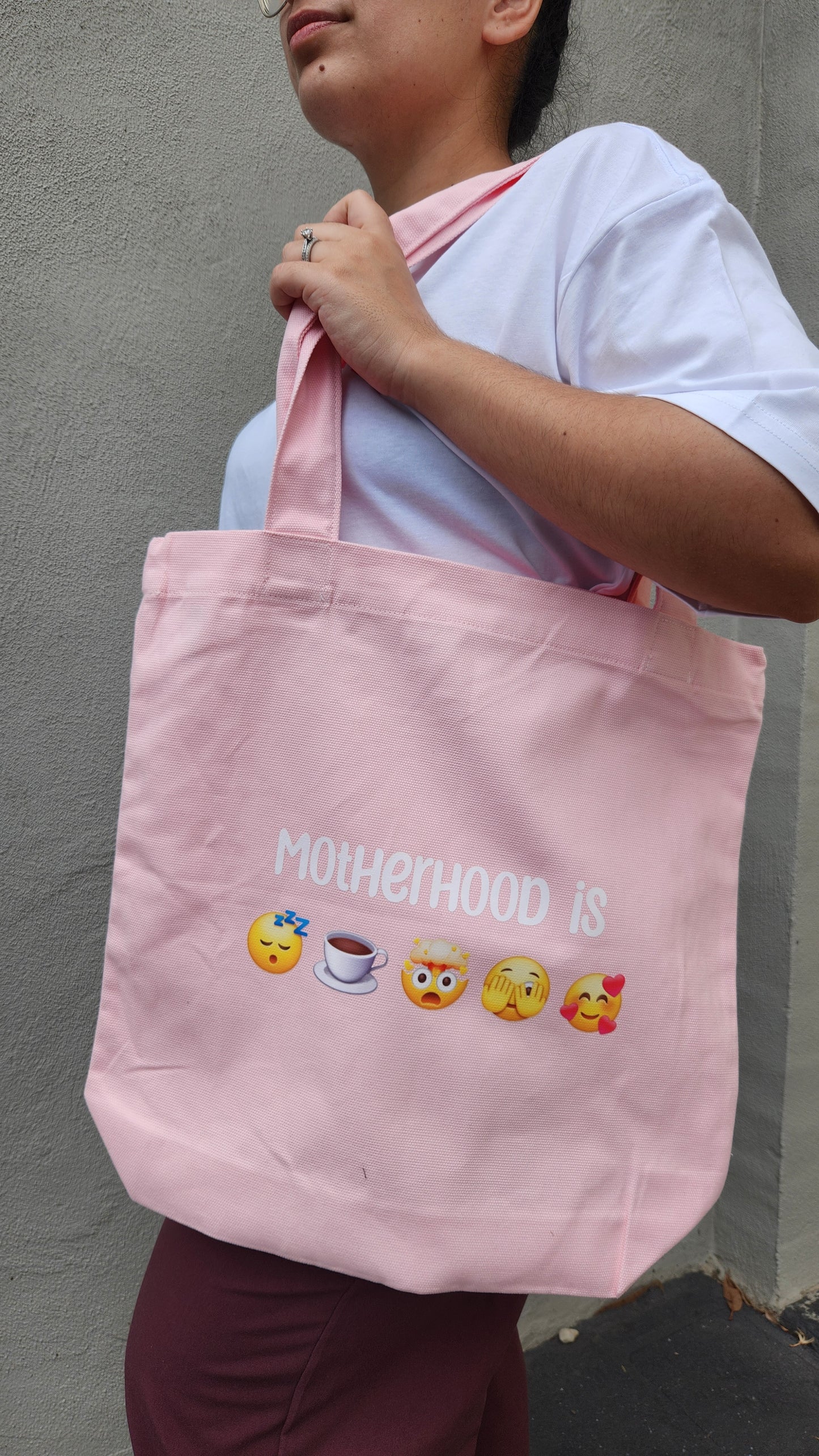 'Motherhood Is' Tote Bag
