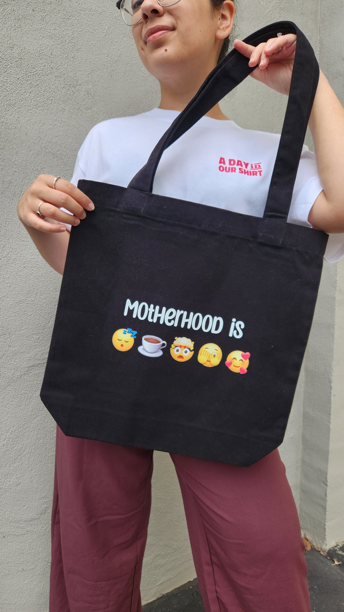 'Motherhood Is' Tote Bag