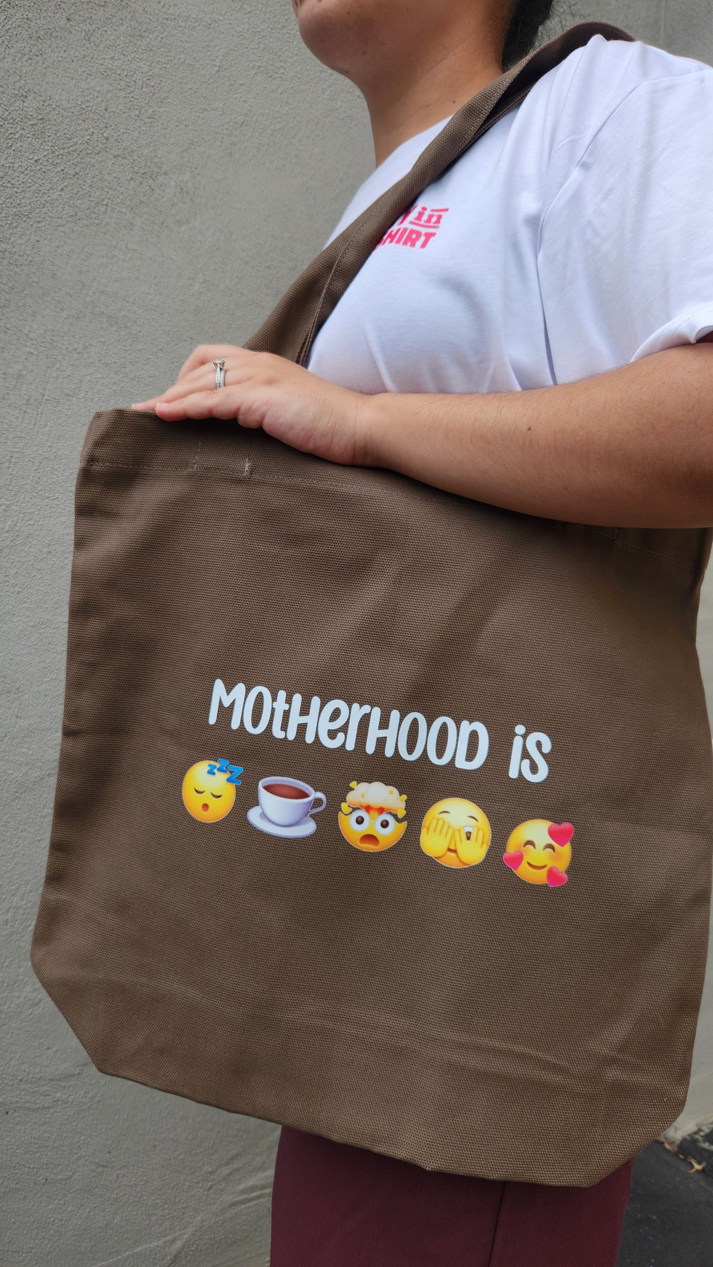 'Motherhood Is' Tote Bag