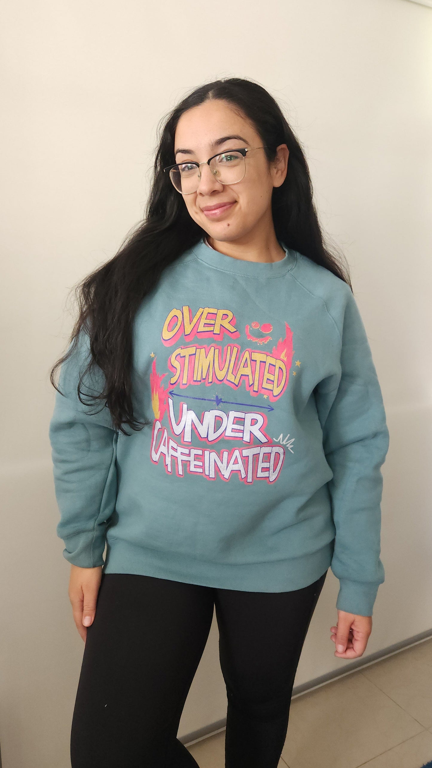 'Under Caffeinated' Crewneck