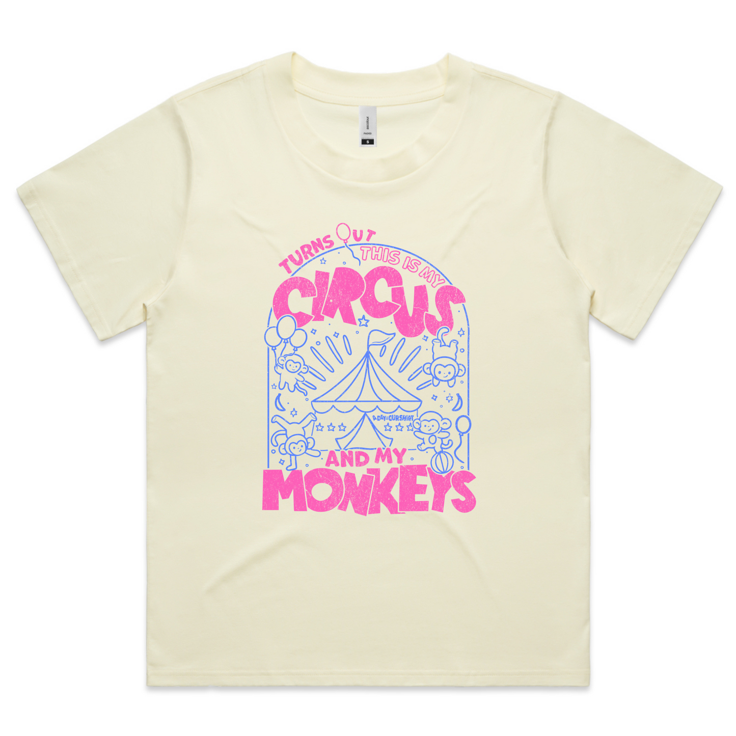 'This is my Circus' Back Print Tshirt