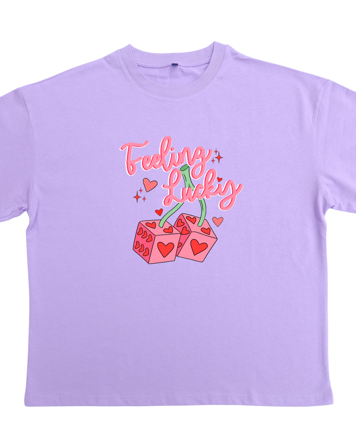 'Feeling Lucky' Oversized T-Shirt