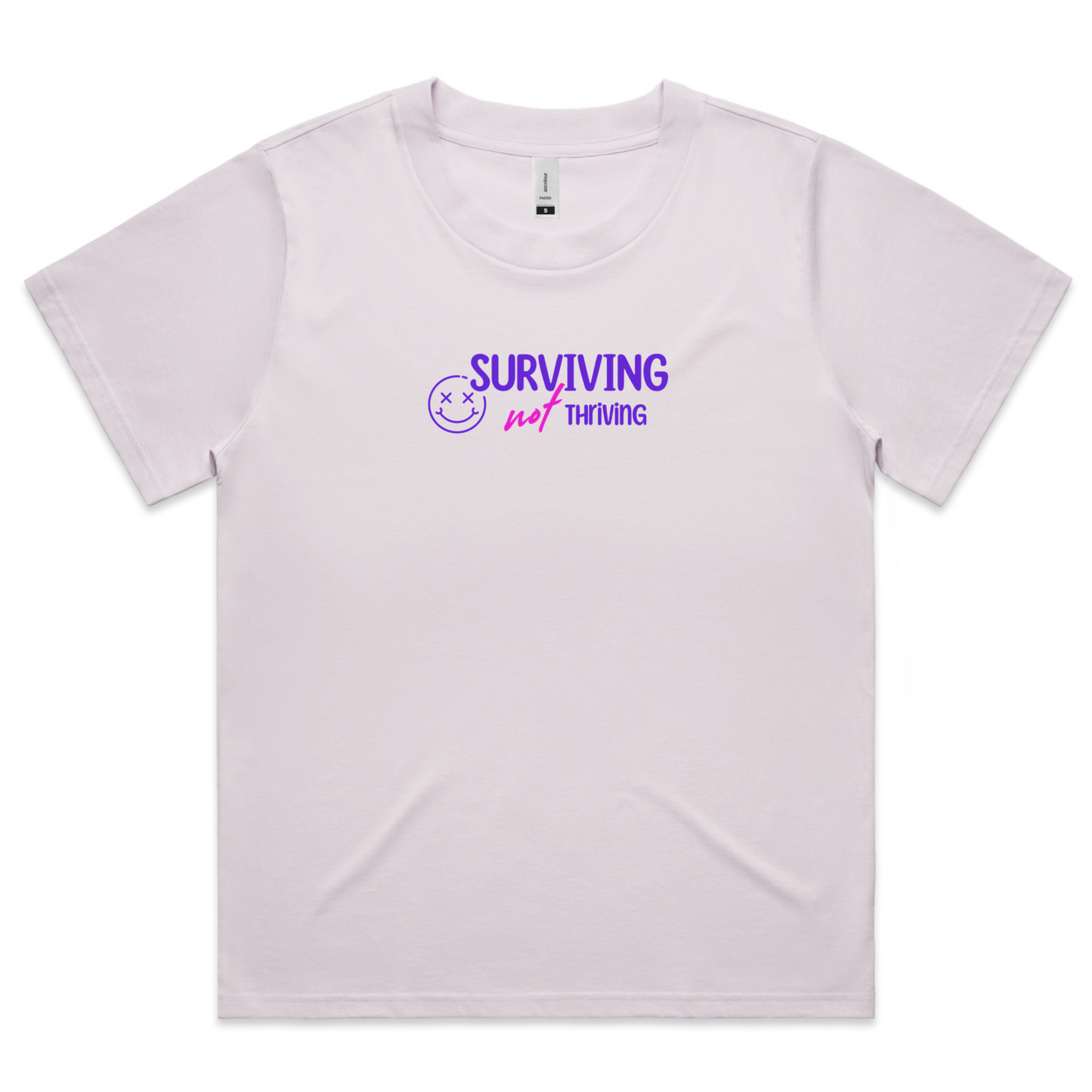 'Surviving not Thriving 2.0 in Pink' Tshirt