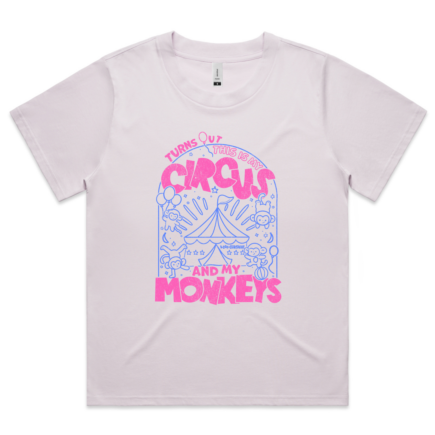 'This is my Circus' Back Print Tshirt