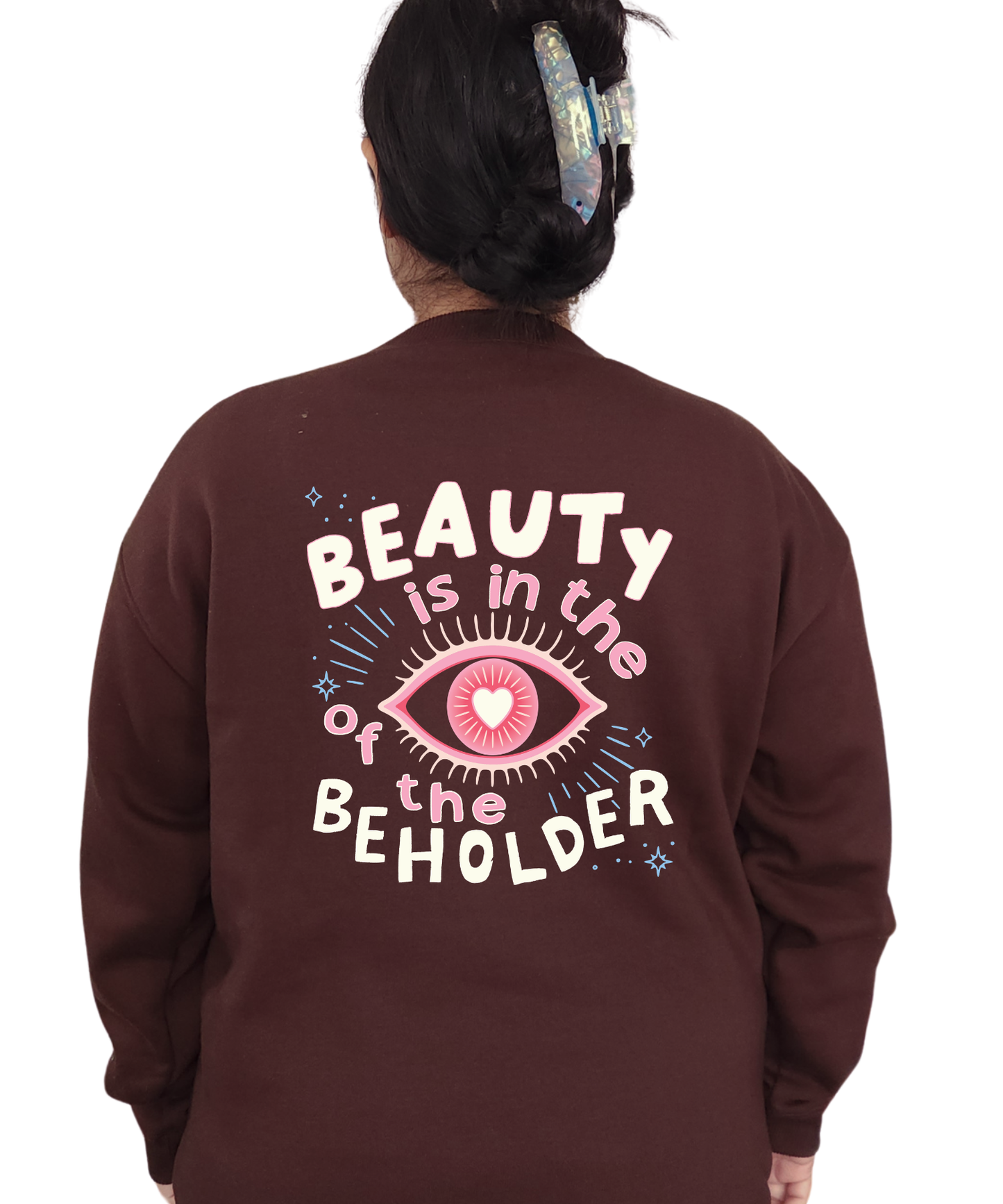 'Beauty is in the eye' Crewneck Jumper