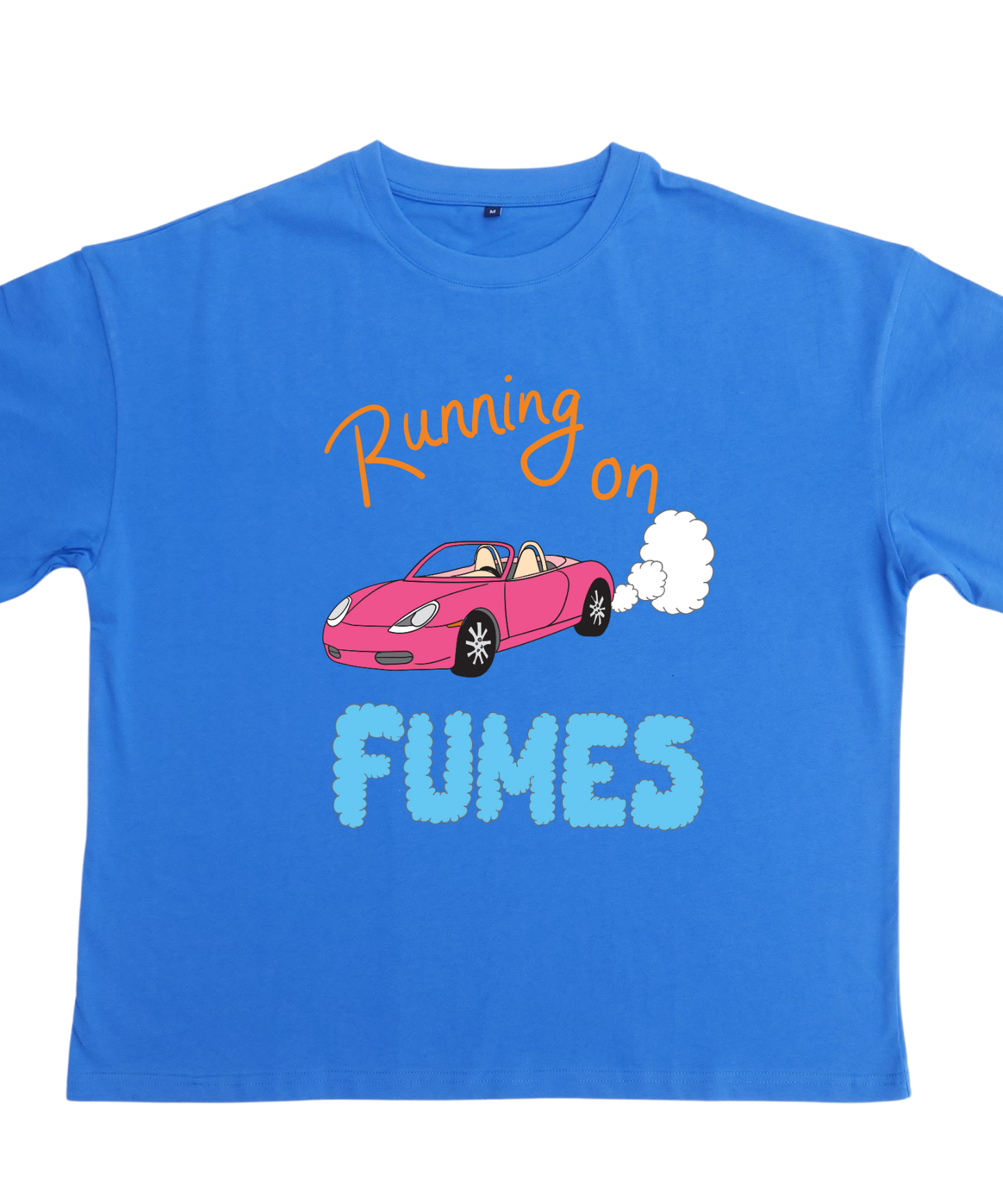 'Running On Fumes' Mum Oversized T-Shirt