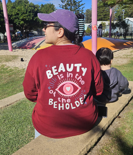 'Beauty is in the eye' Crewneck Jumper